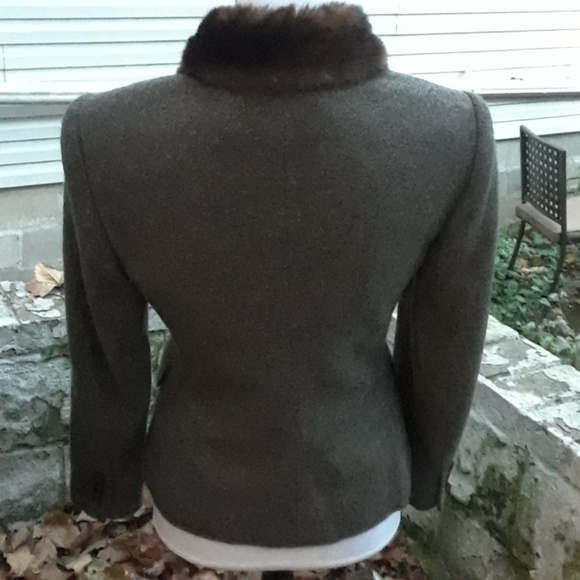 Lambswool Jacket, size 4P - Picture 3 of 4